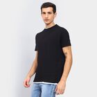 Men's 100% Cotton T-Shirt, Black, small image number null